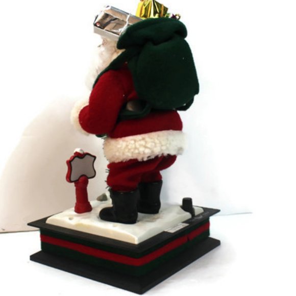 Christmas Holiday Scene Musical With Light Pre-owned It's Time - Picture 5 of 10